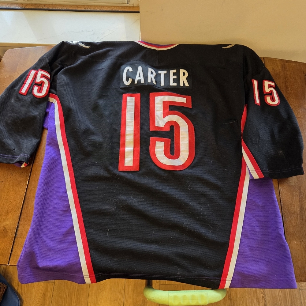 Vintage Nike Toronto Raptors Vince Carter #15 Hockey Jersey - Men's XXL